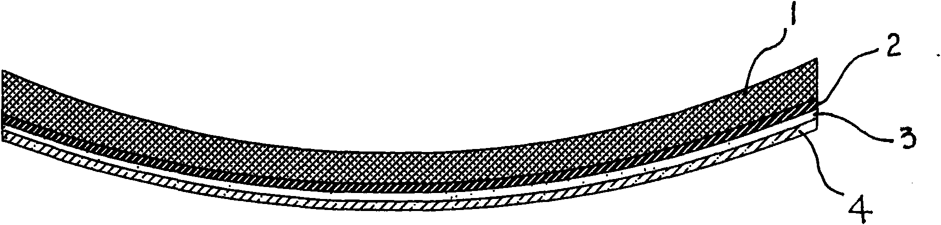 Polarized spectacle lens structure and manufacturing method thereof