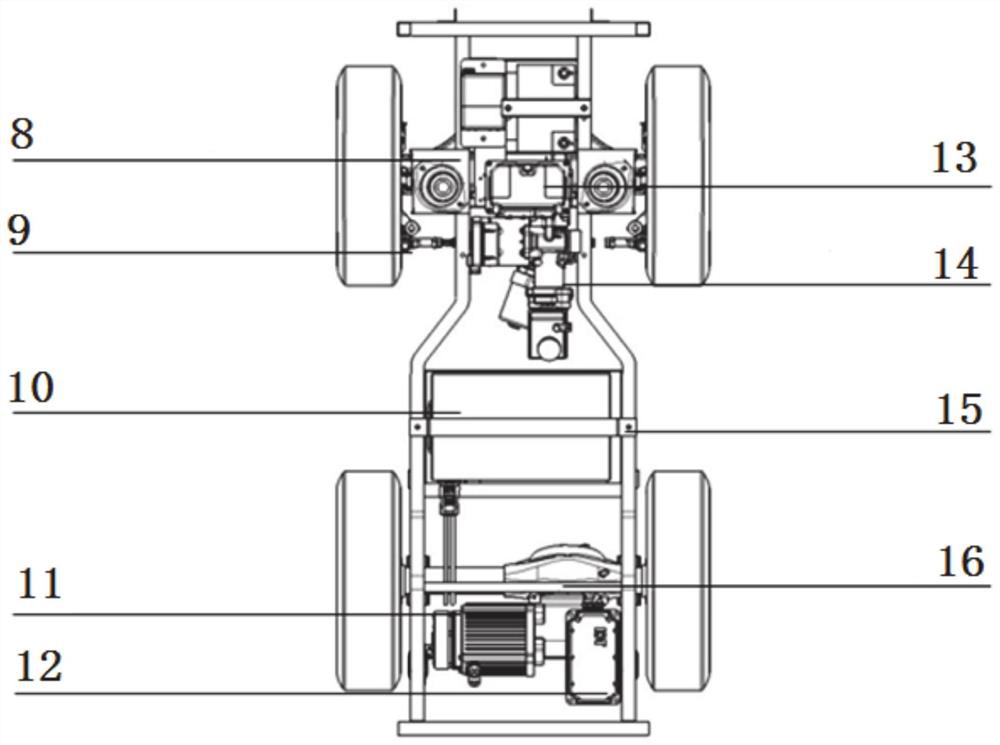 Intelligent driving teaching training system and automatic driving vehicle control method