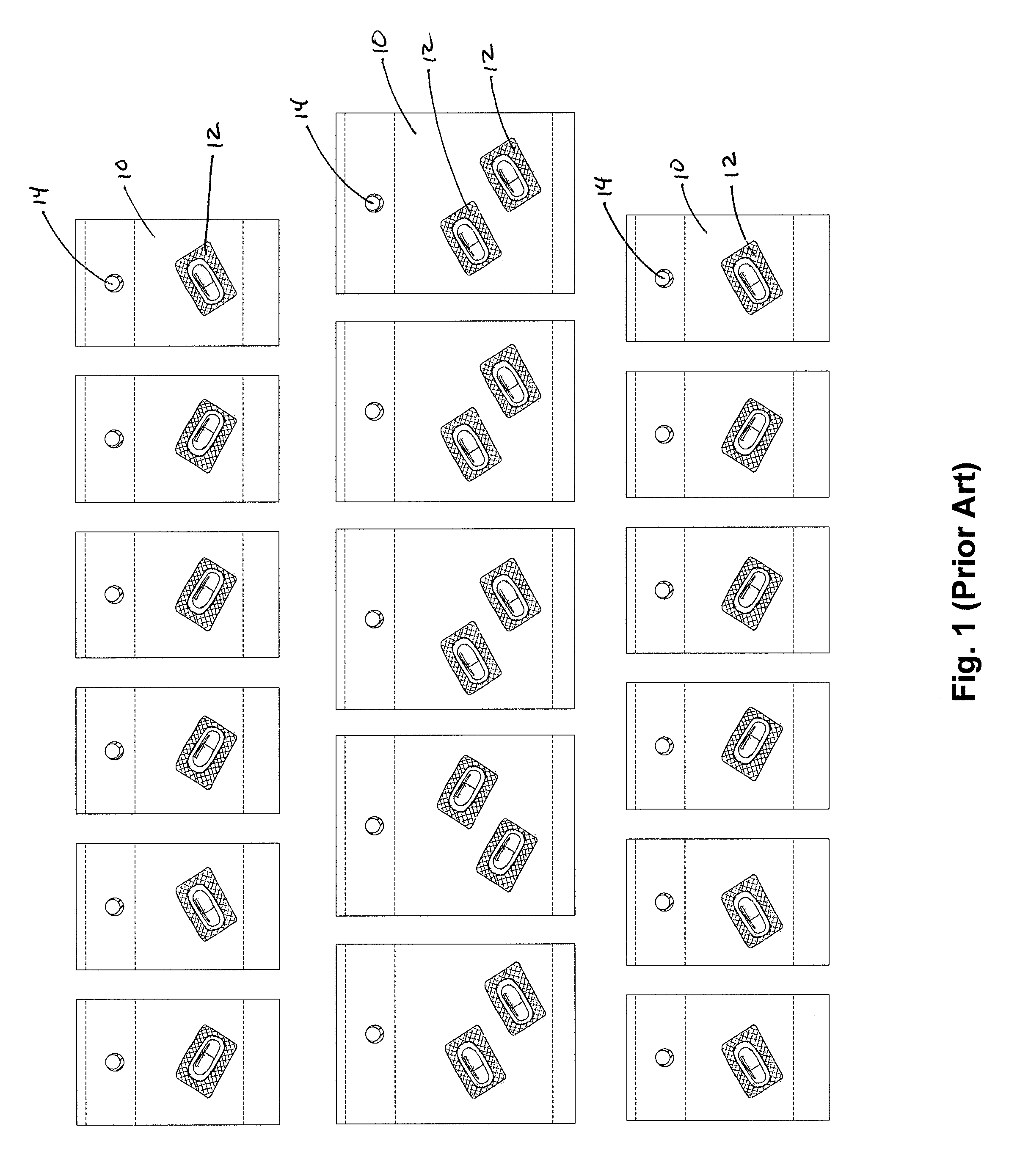 Medication and medical supply storage package and method