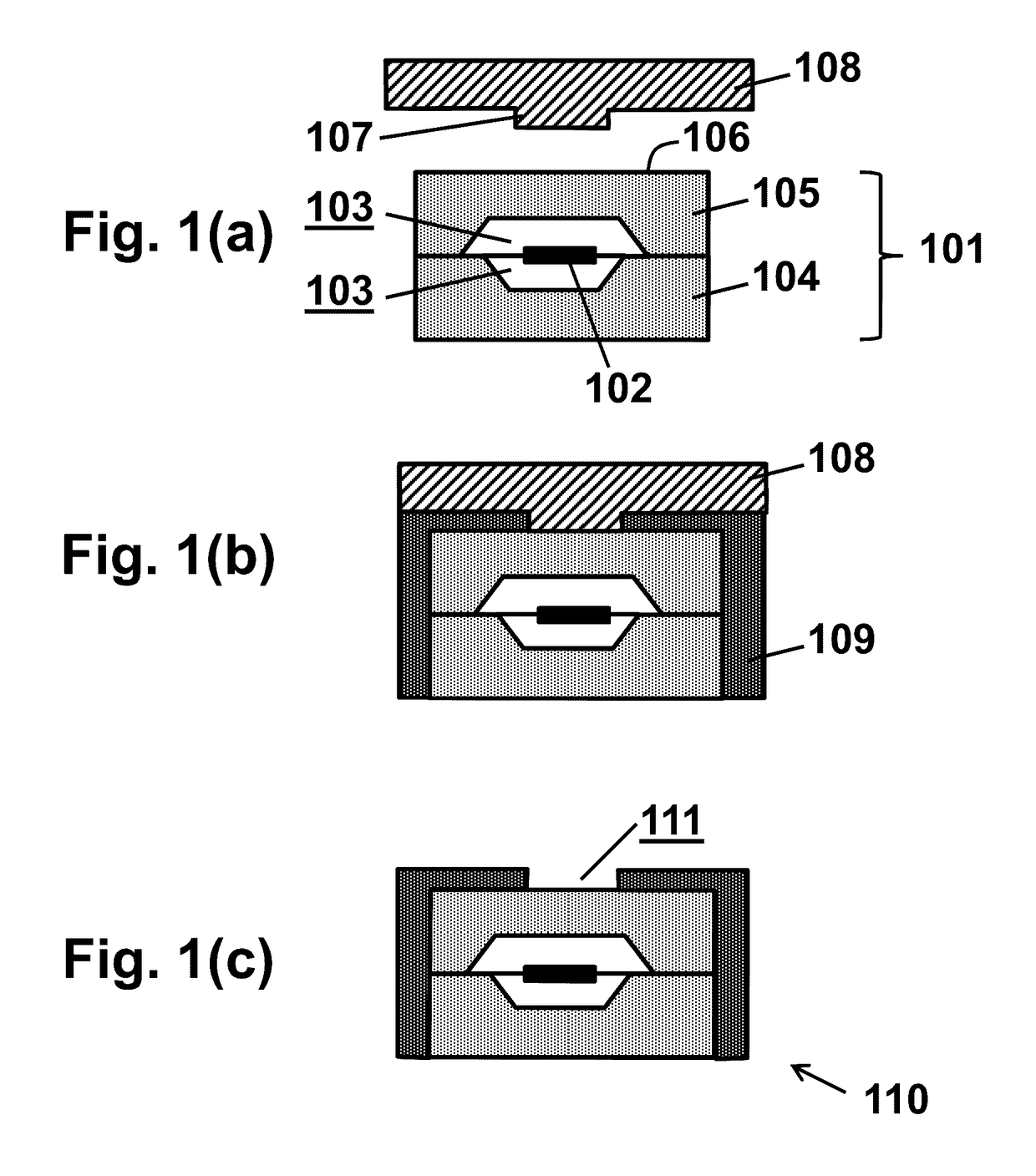 Semiconductor device having a transparent window for passing radiation