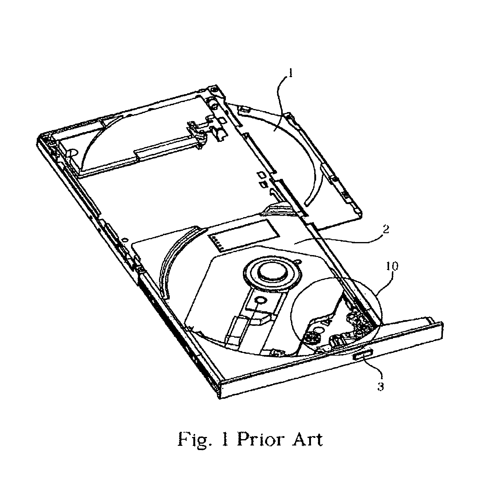 Tray locking mechanism used in an optical disk drive