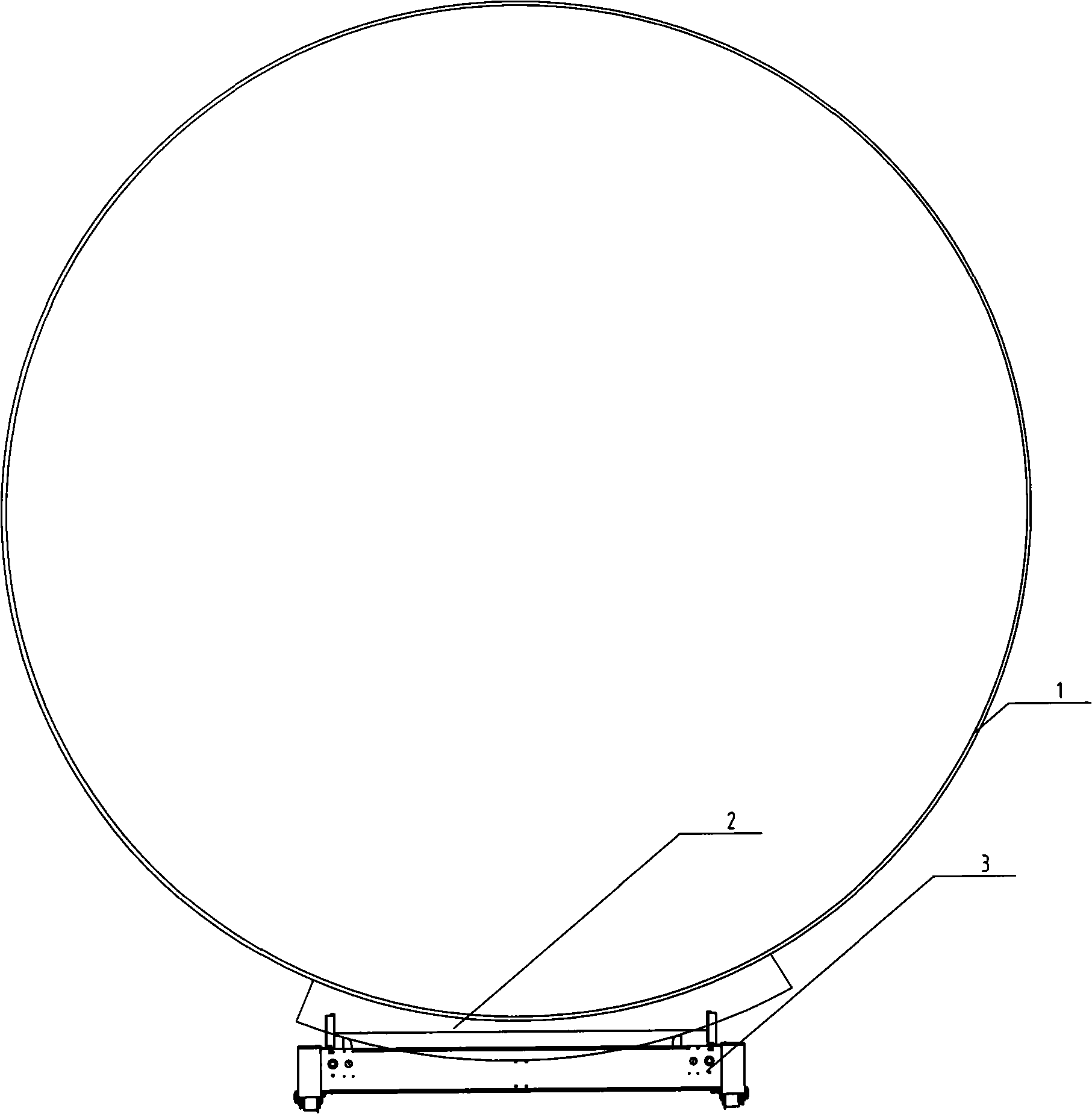 Annular steel plate assembling and welding method and device