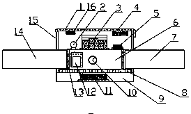 Municipal pipe network water supply device