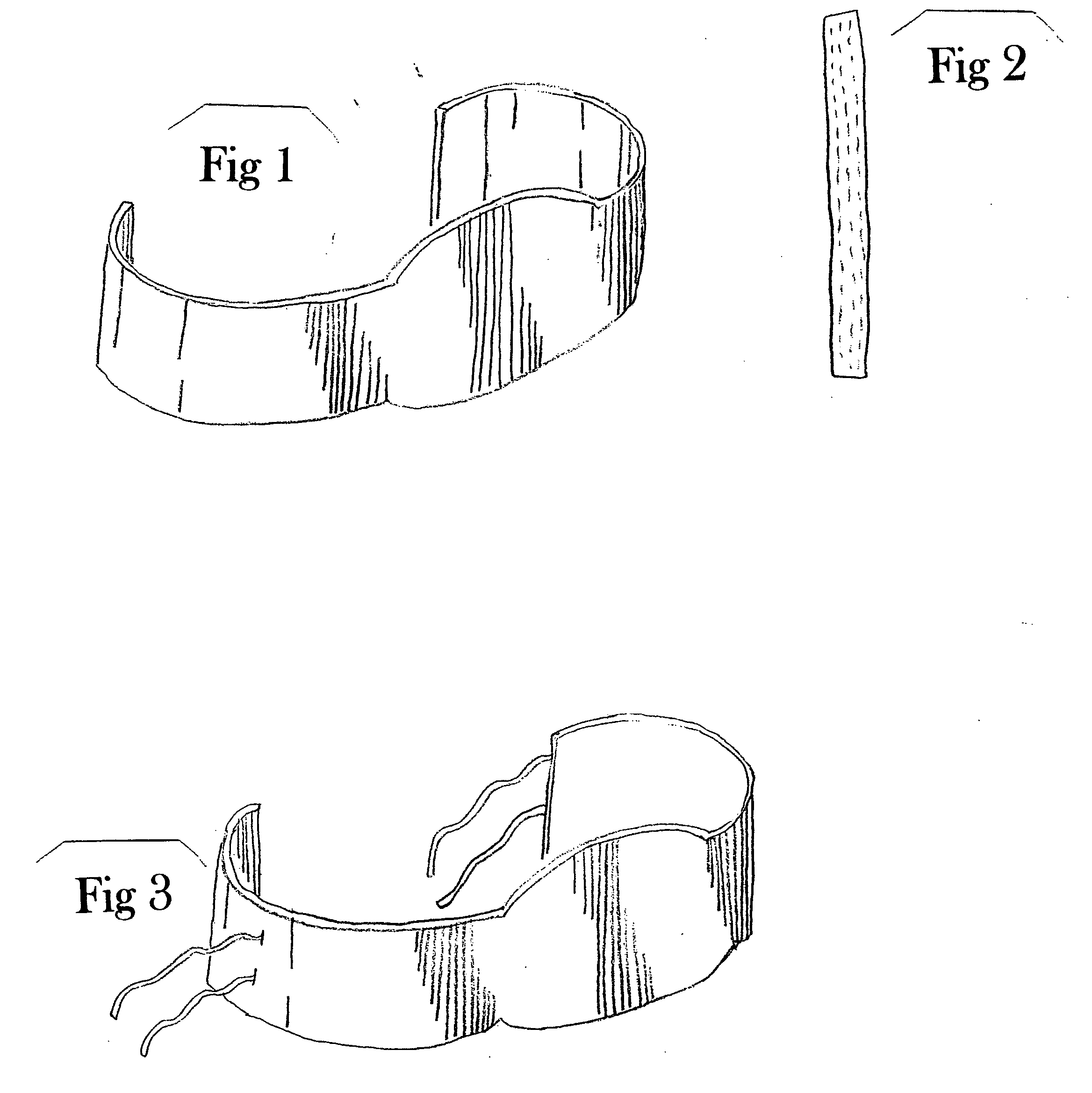 Infant stomach band to protect from injury