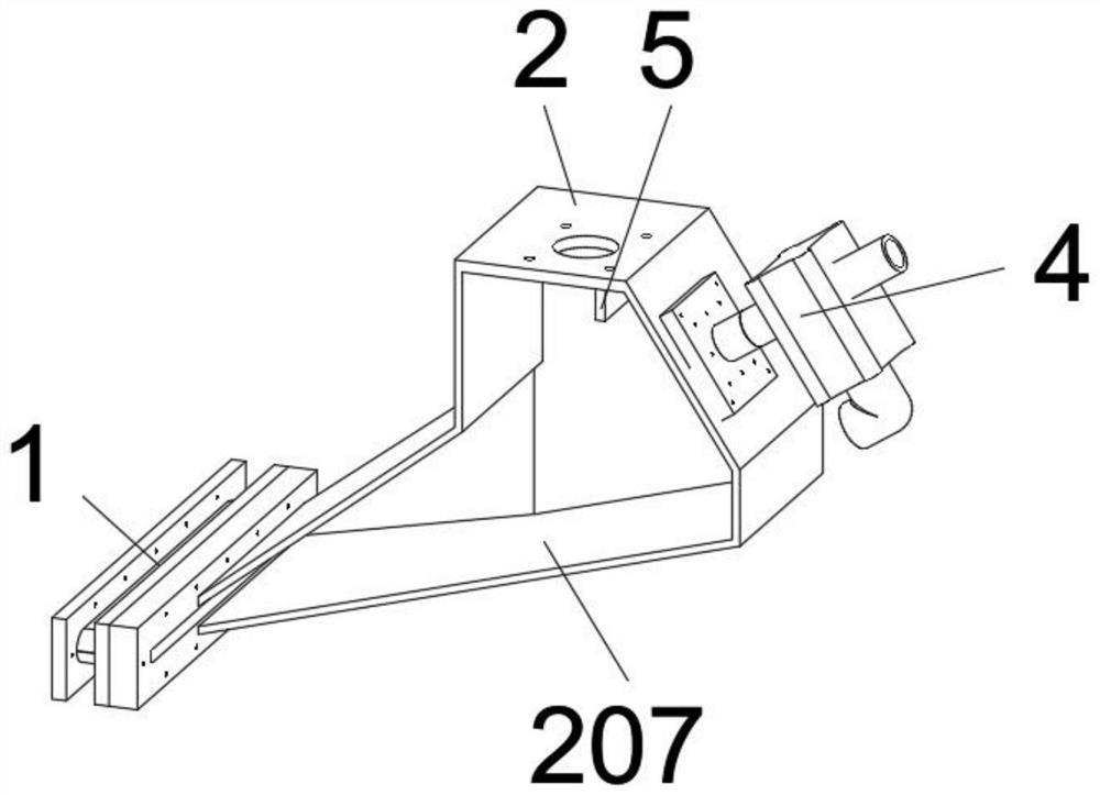 A sand bucket for a core shooter capable of increasing the flow rate