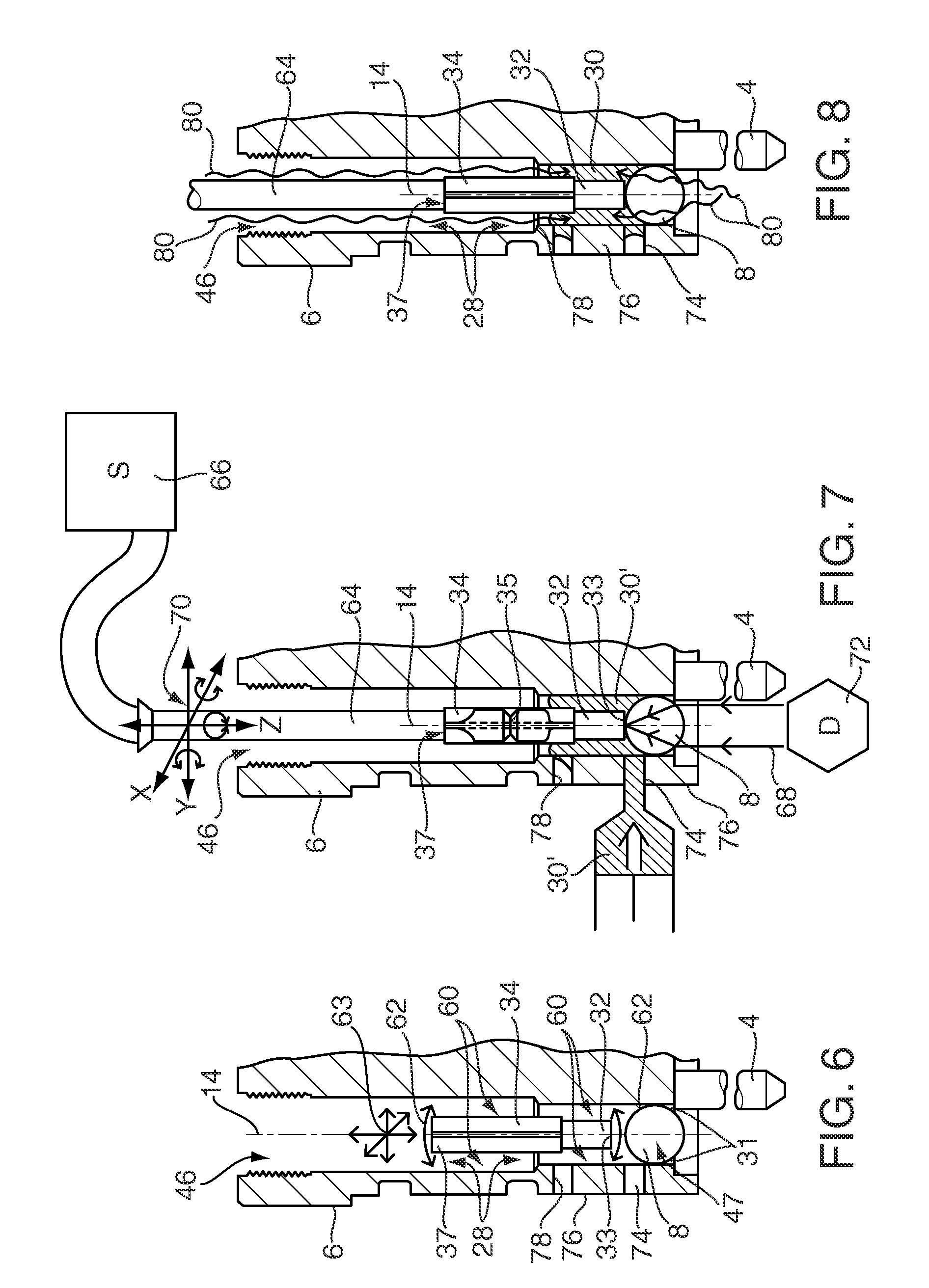 Expanded beam optical fibre connector