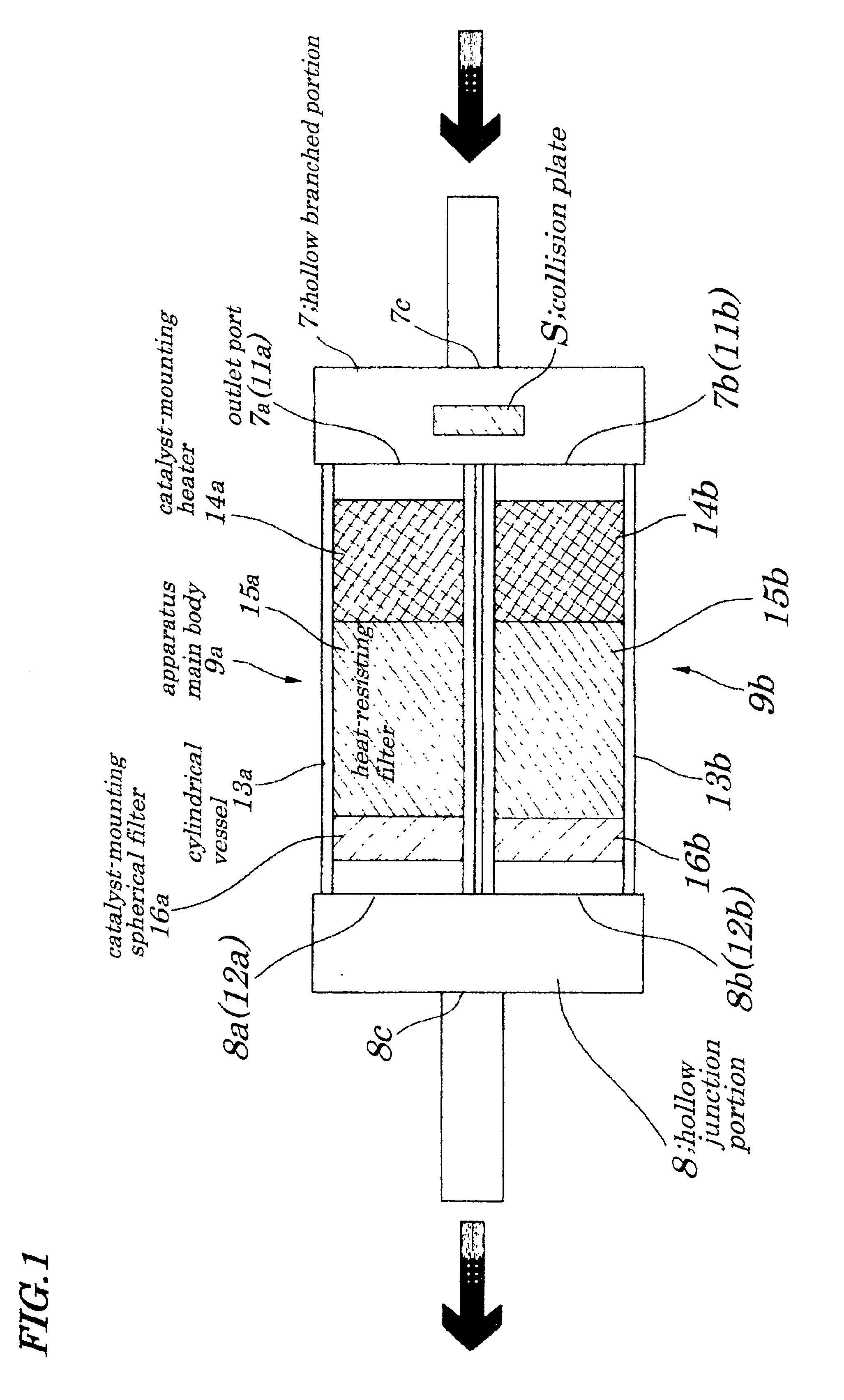 Diesel particulate removing apparatus