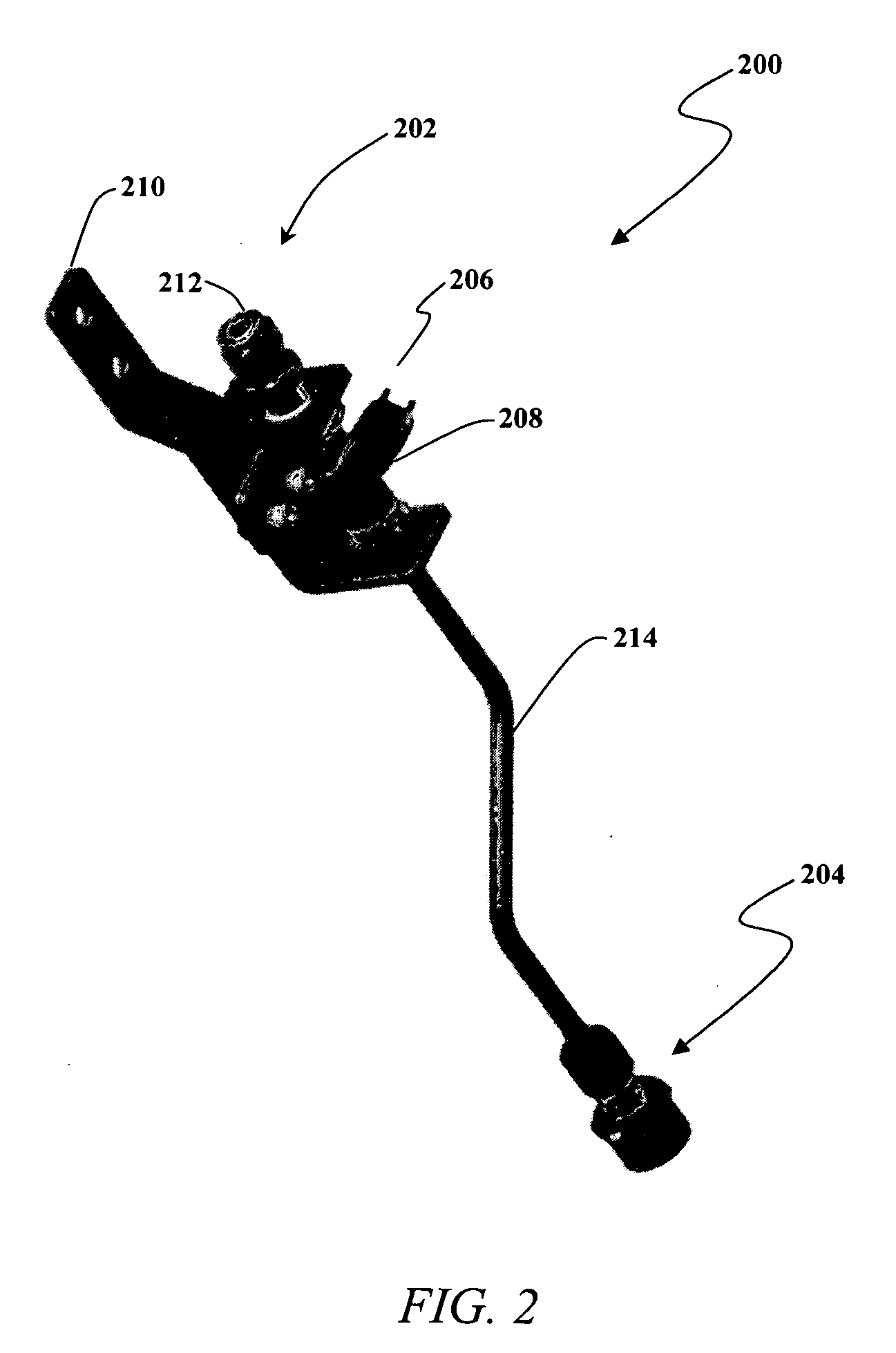 Automotive diesel exhaust HC dosing valve