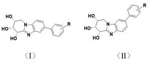 Biphenyl benzimidazoloazepine derivatives and their synthesis methods and applications