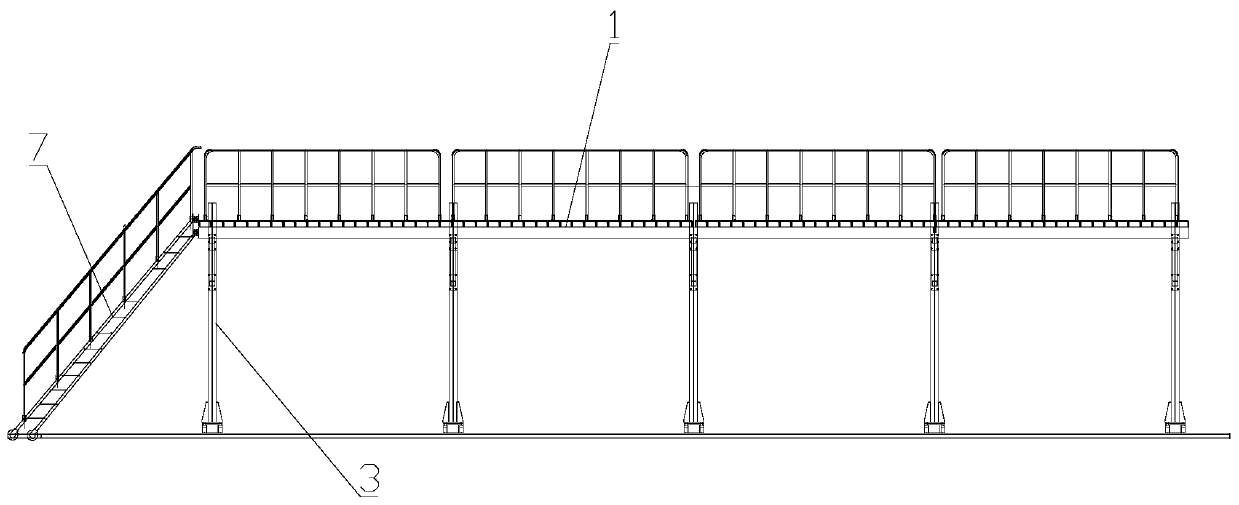 Vehicle body flexible assembly operation device