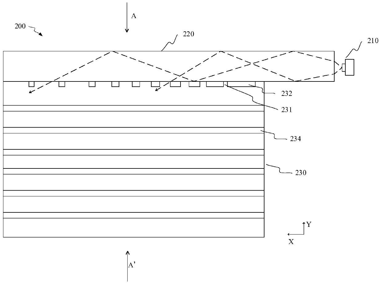 Light-emitting structure and vehicle lamp