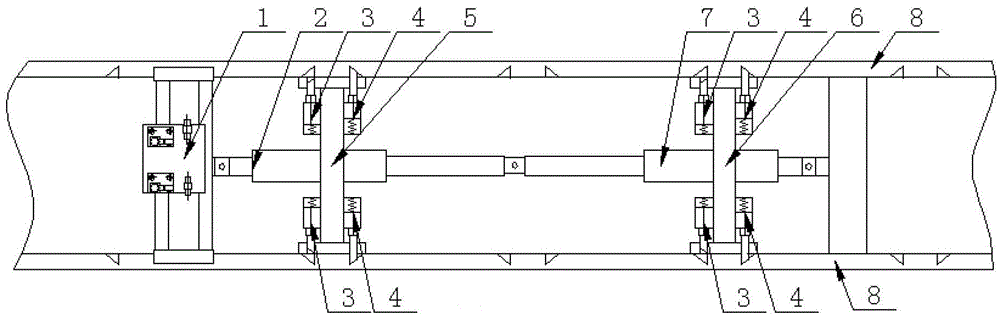 A multi-cylinder continuous propulsion system