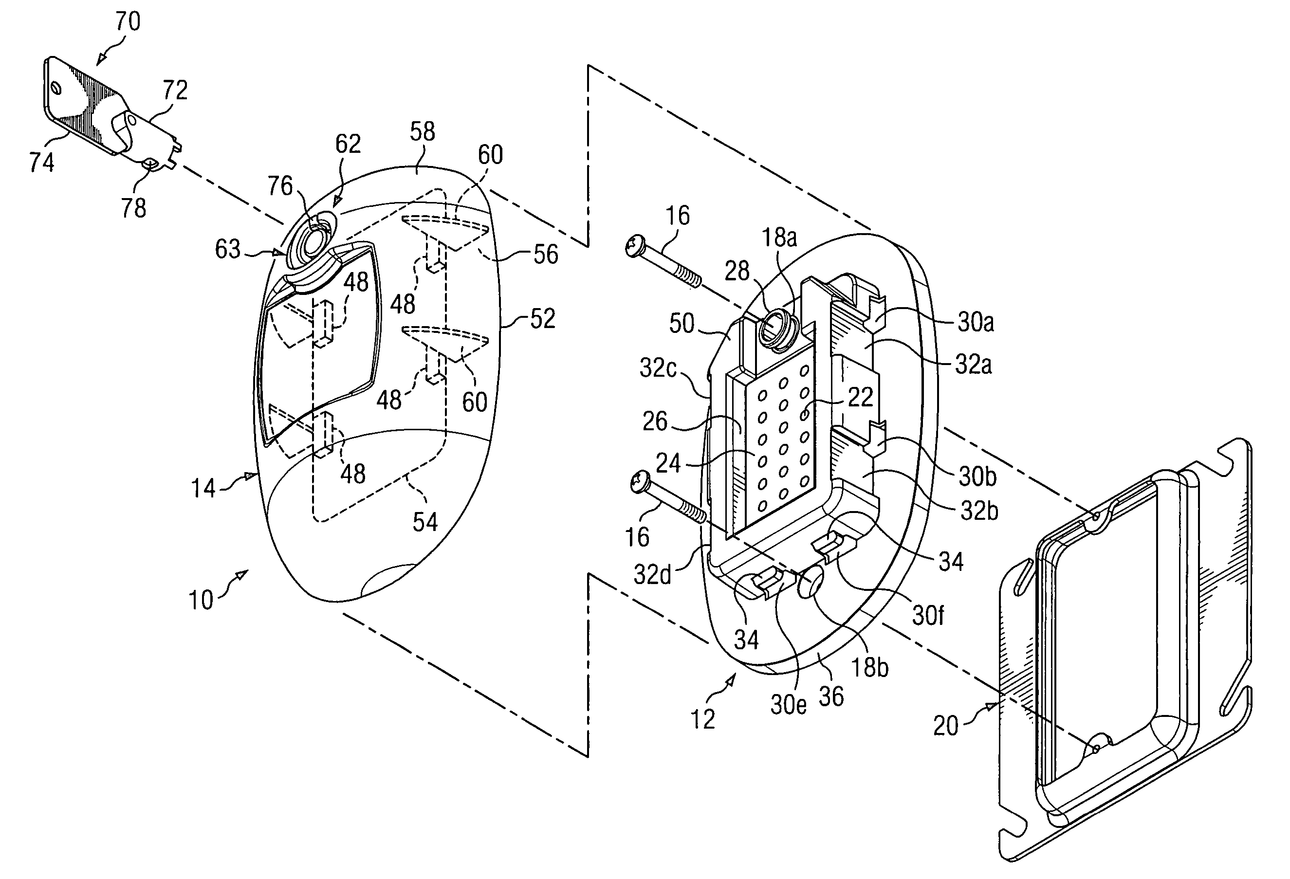 Key for engaging a locking mechanism of a port cover for protecting from unauthorized access one or more ports of a system integrated into a structure for injection of a material into one or more cavities in the structure