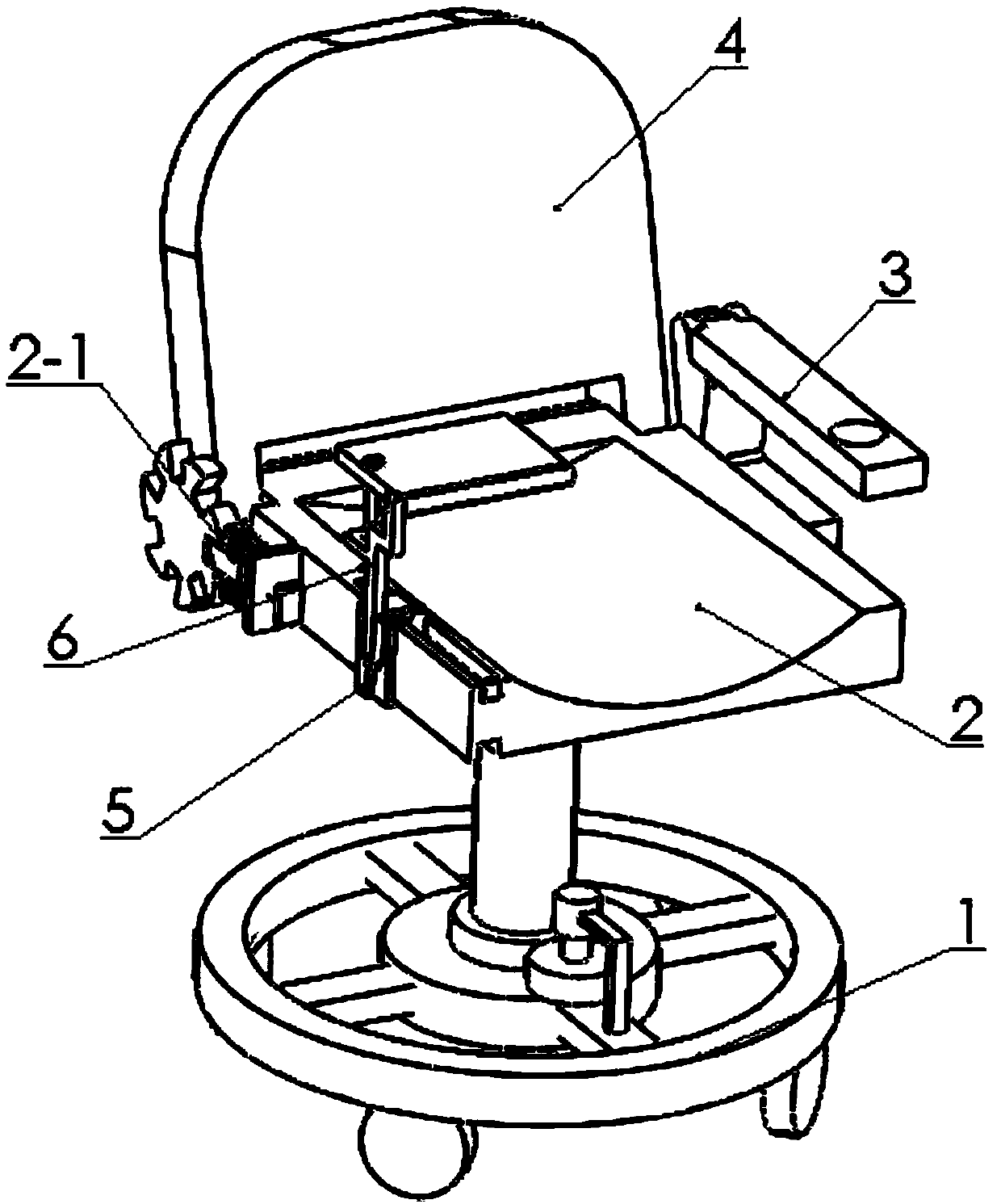 Multifunctional campus seat capable of preventing neck and waist injuries