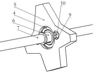 Unmanned helicopter tail transmission structure