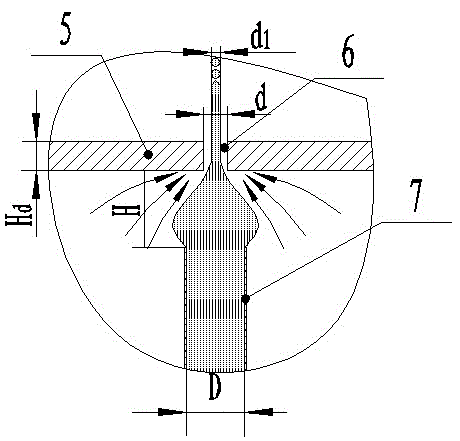 Micro-jet electroforming nozzle