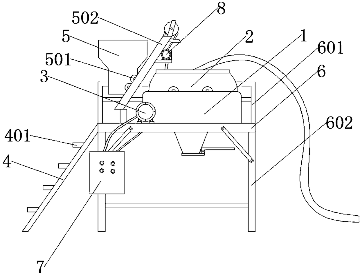 Steam heating type stirrer used for concrete stirring