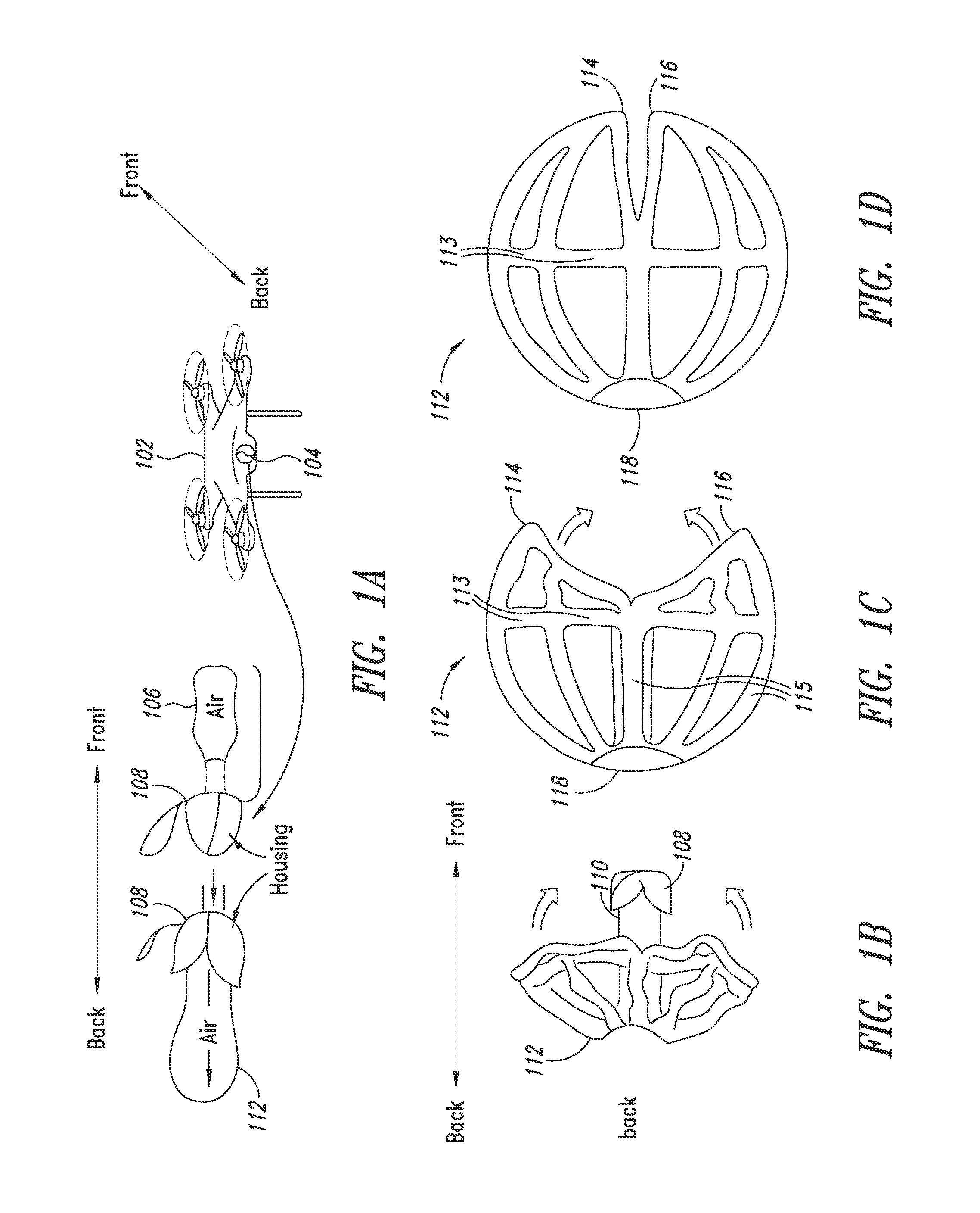 Inflatable parachute airbag system