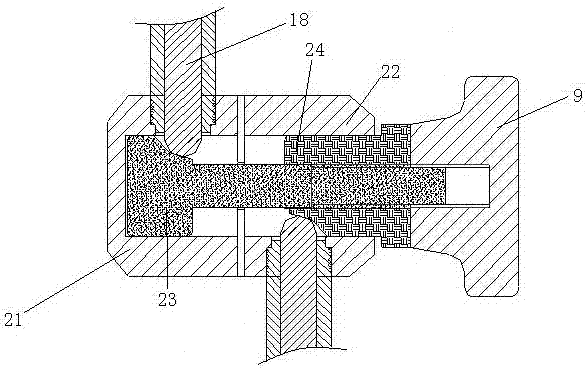 A robotic arm of a laparoscopic operating handpiece and its operating method