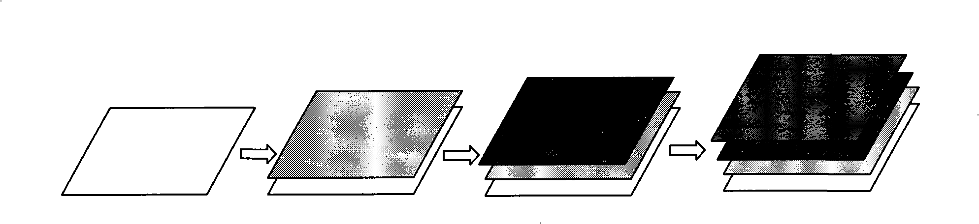 Method of laser digital coloured drawing