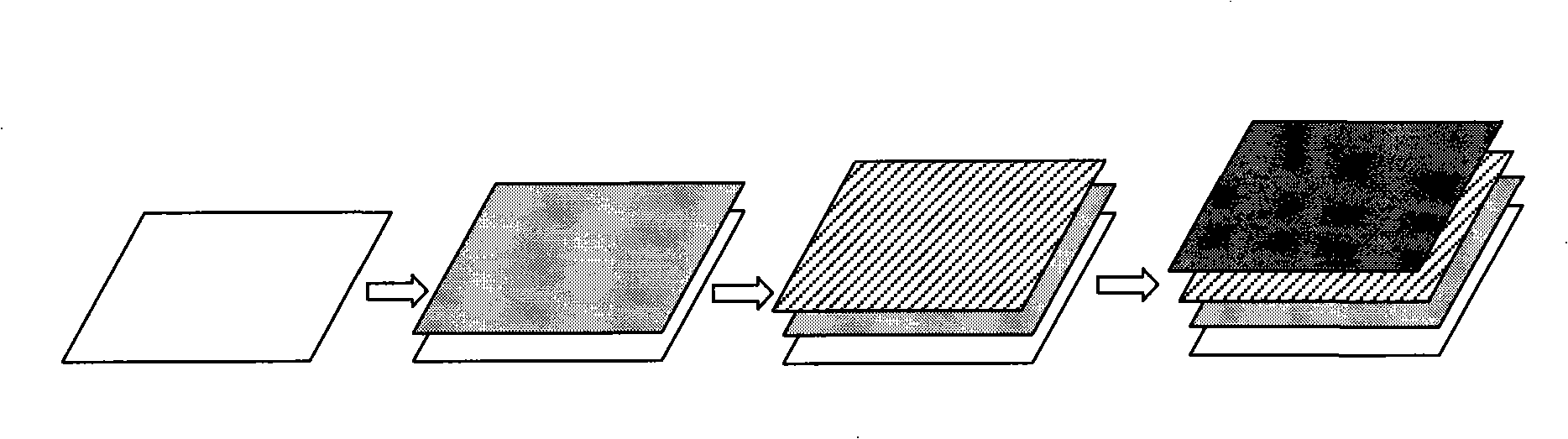 Method of laser digital coloured drawing