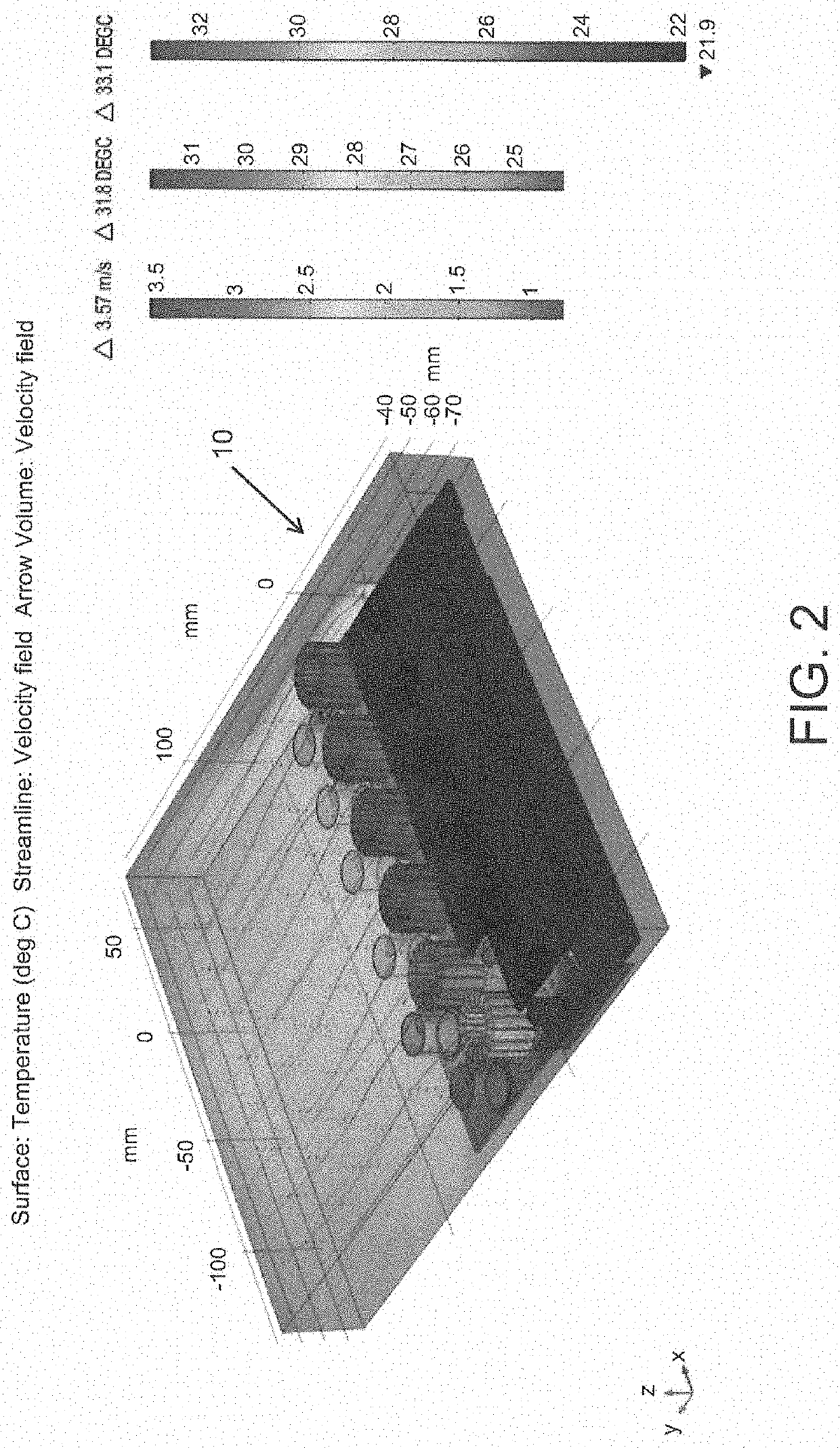 Thermal management for thermal cyclers using air tubes