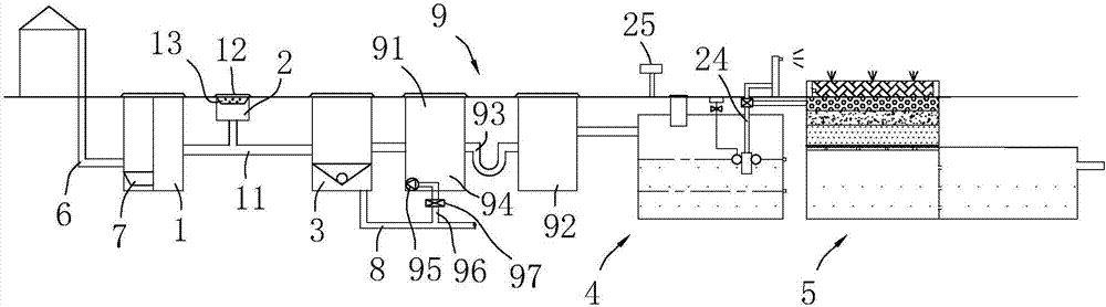 Municipal rainwater storage system