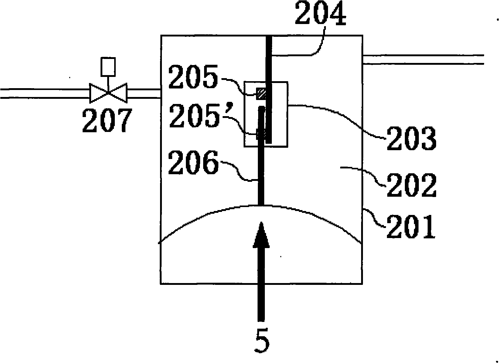 Oxygen automatic supply control device of subaqueous metal-oxygen cell system