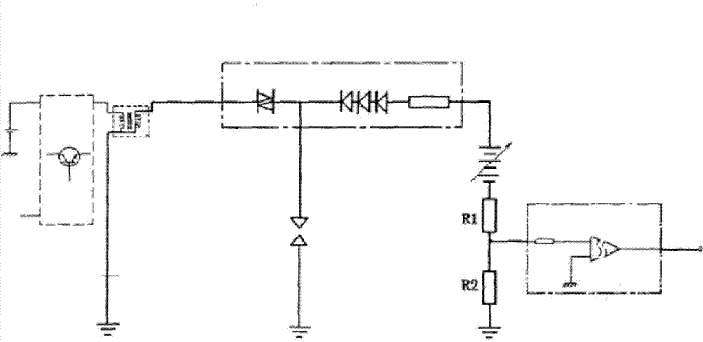 Self-adaptation ionic current detecting device