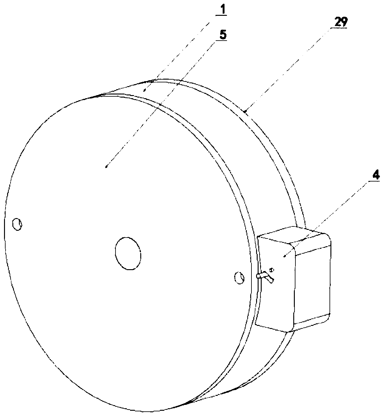 Brake device with bidirectional braking function and application method thereof