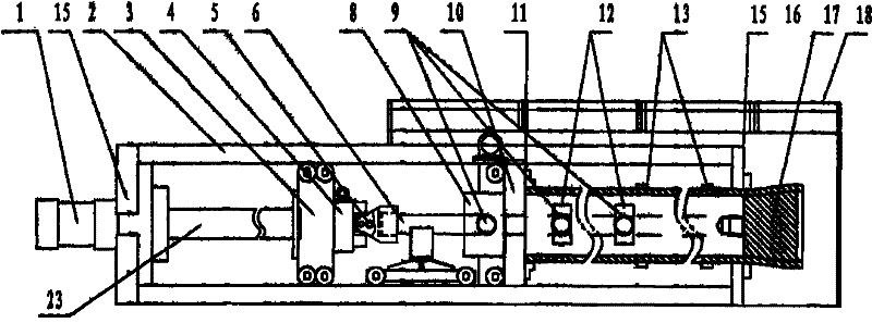 Method for performing expansion test of combined loads on solid expansion pipe