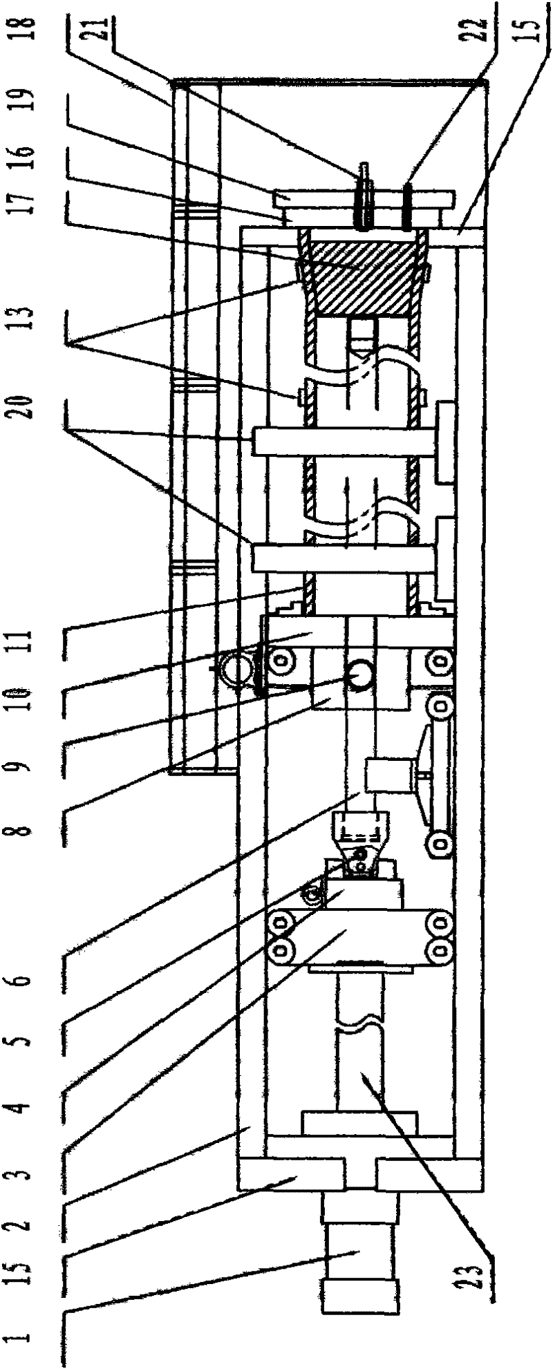 Method for performing expansion test of combined loads on solid expansion pipe