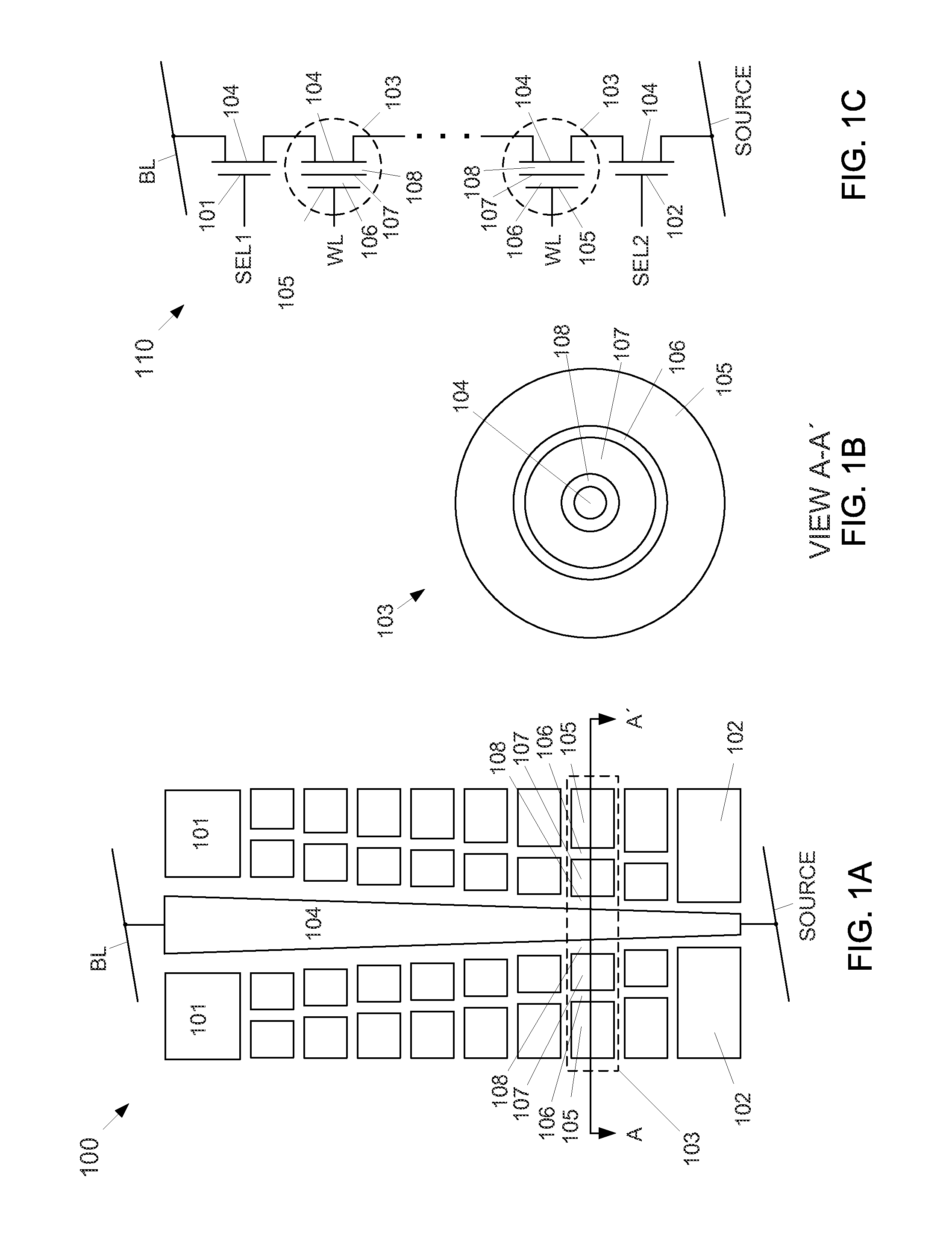 Local buried channel dielectric for vertical NAND performance enhancement and vertical scaling