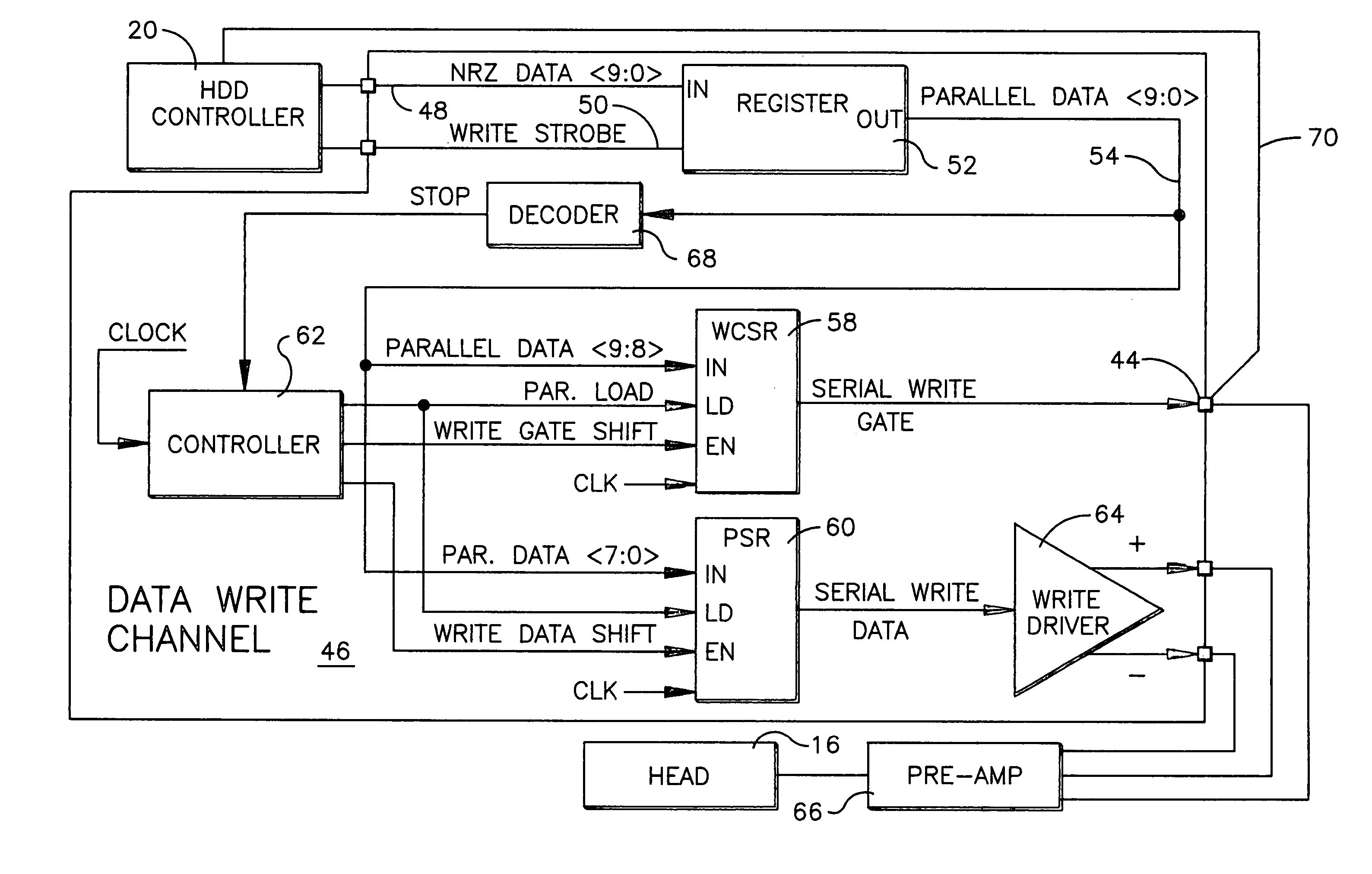 System and method for writing servo track in sealed HDD