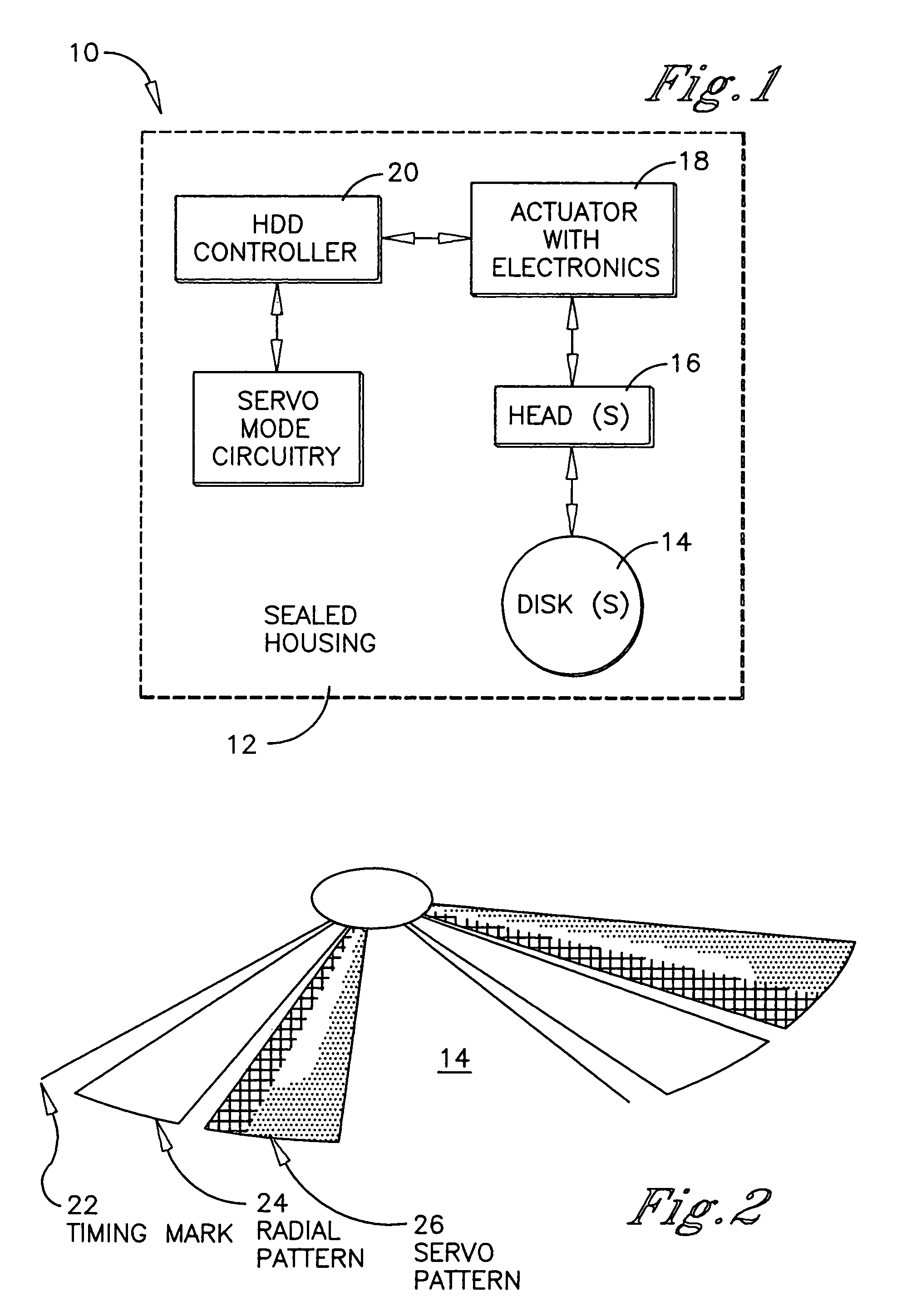 System and method for writing servo track in sealed HDD