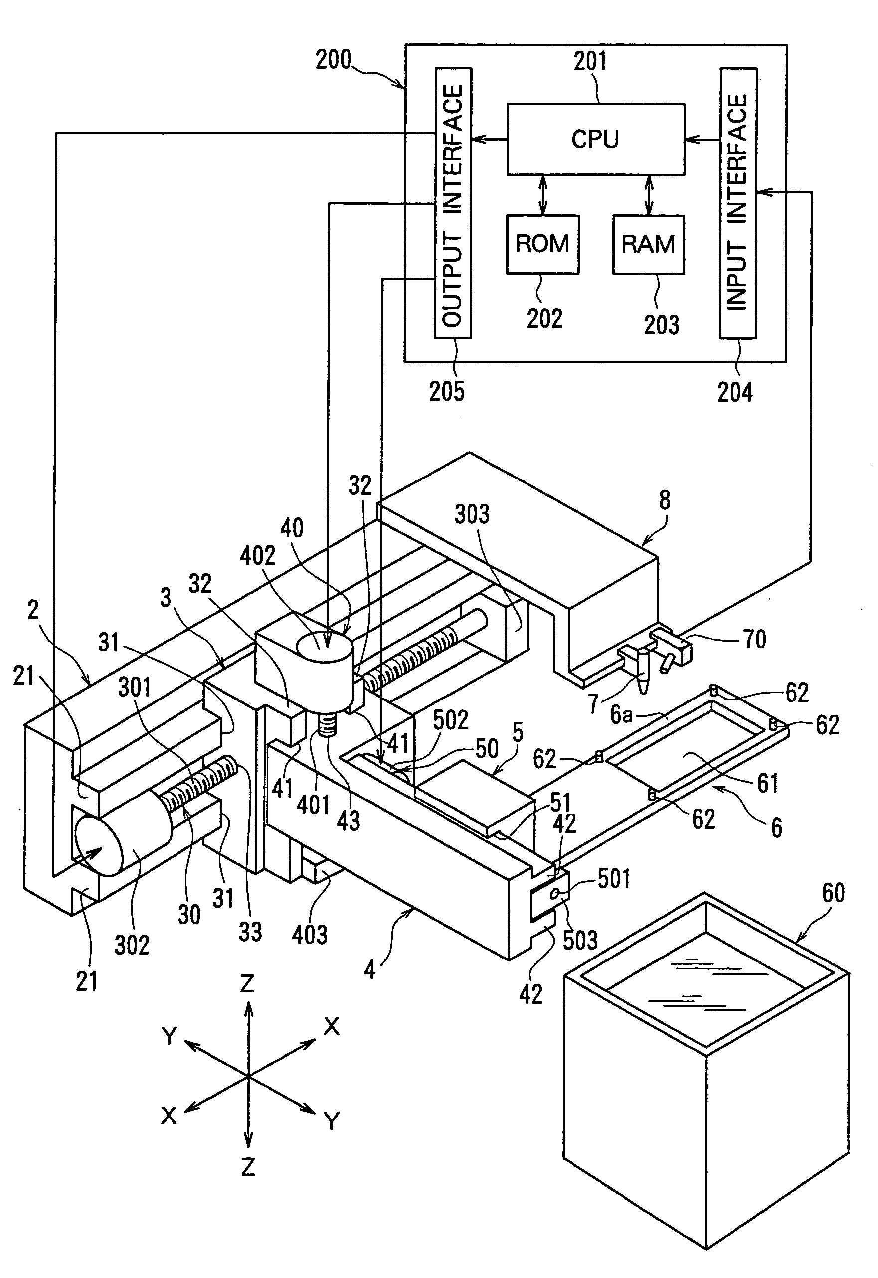 Water jet-processing machine