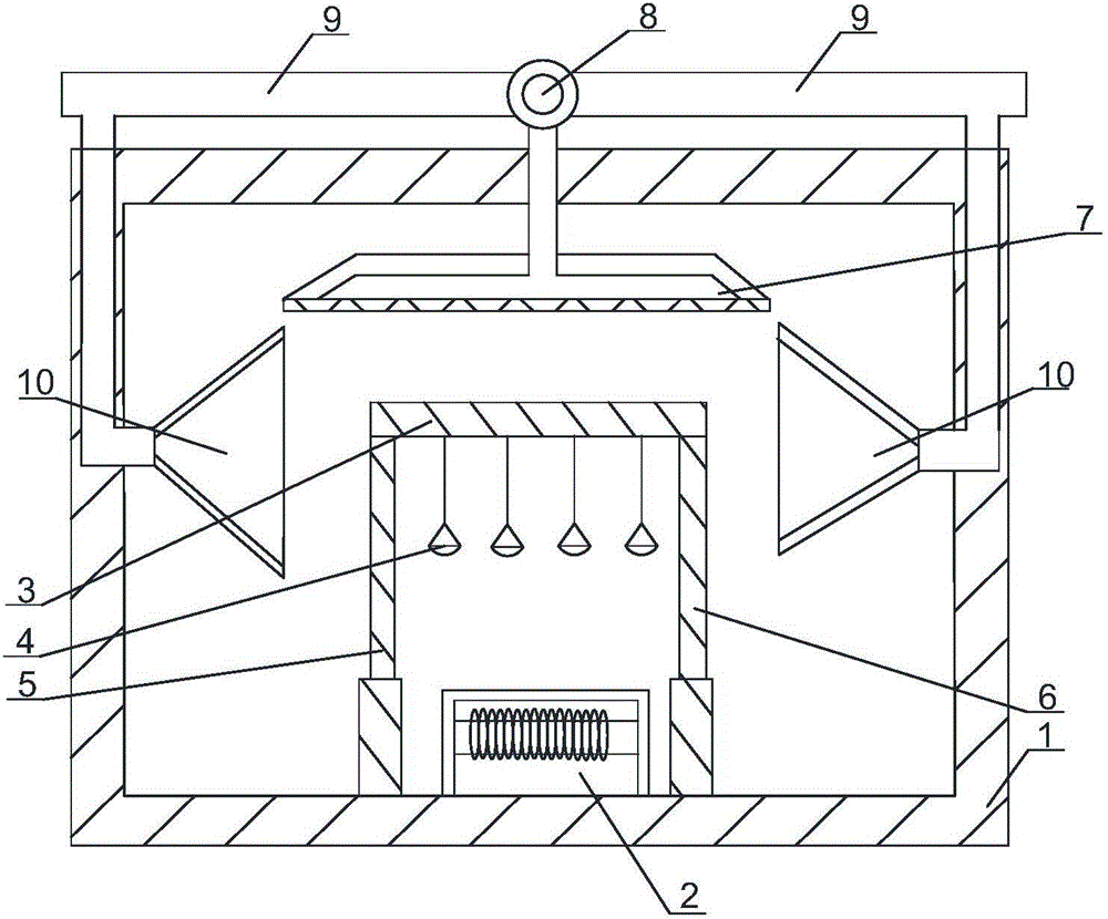 Phosphate preparation device with high drying strength