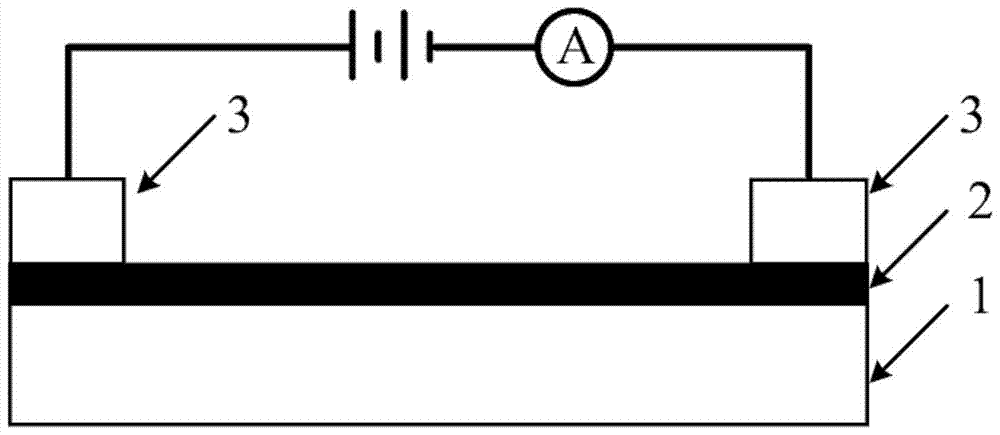 A kind of air flow sensor and manufacturing method based on graphene nano wall