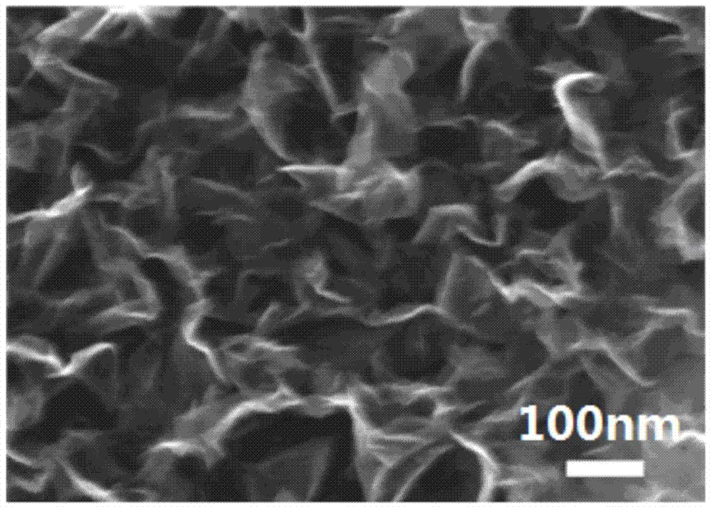 A kind of air flow sensor and manufacturing method based on graphene nano wall