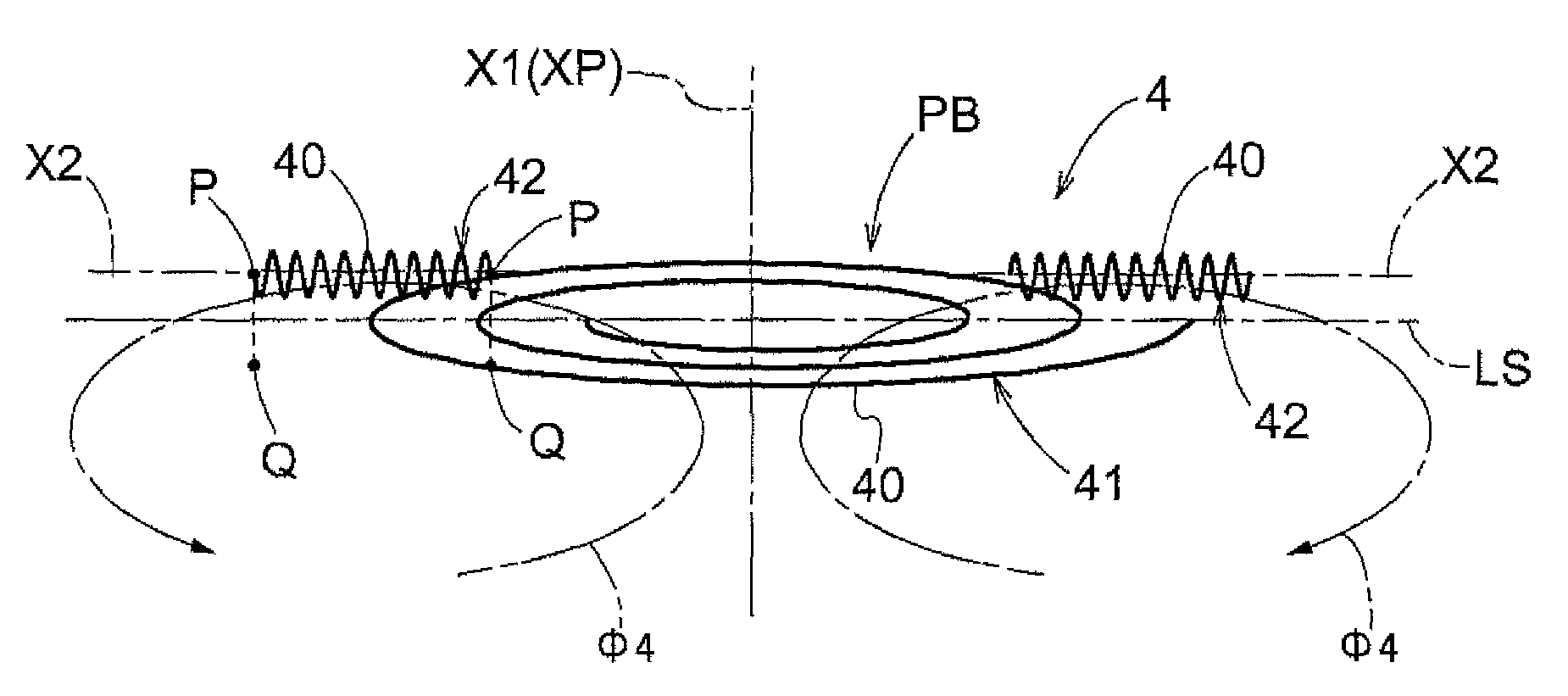 Antenna coil comprising plurality of coil portions