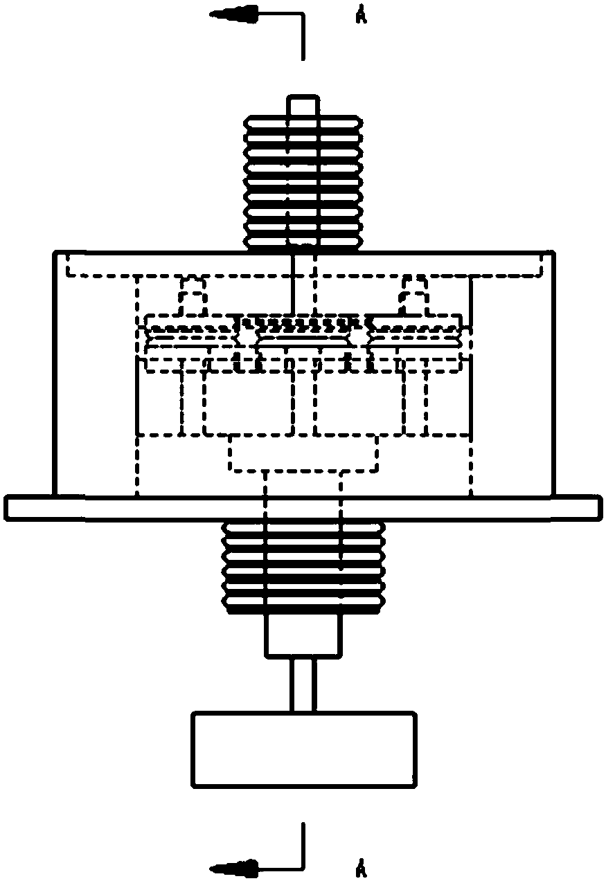 Parallel series multi-break arc extinguishing chamber