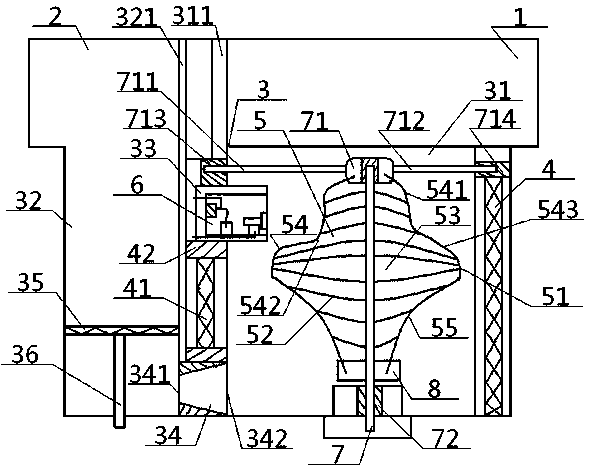 Sewage treatment channel