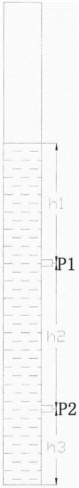 Method for measuring liquid level of liquid in container