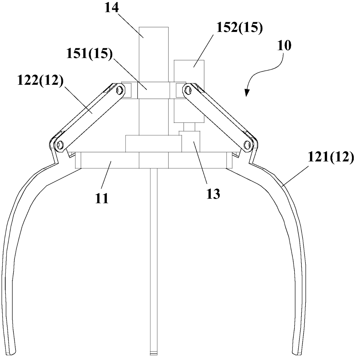 Mechanical claw for unmanned aerial vehicle, control method and device thereof and unmanned aerial vehicle