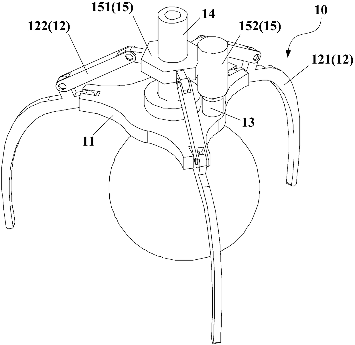 Mechanical claw for unmanned aerial vehicle, control method and device thereof and unmanned aerial vehicle