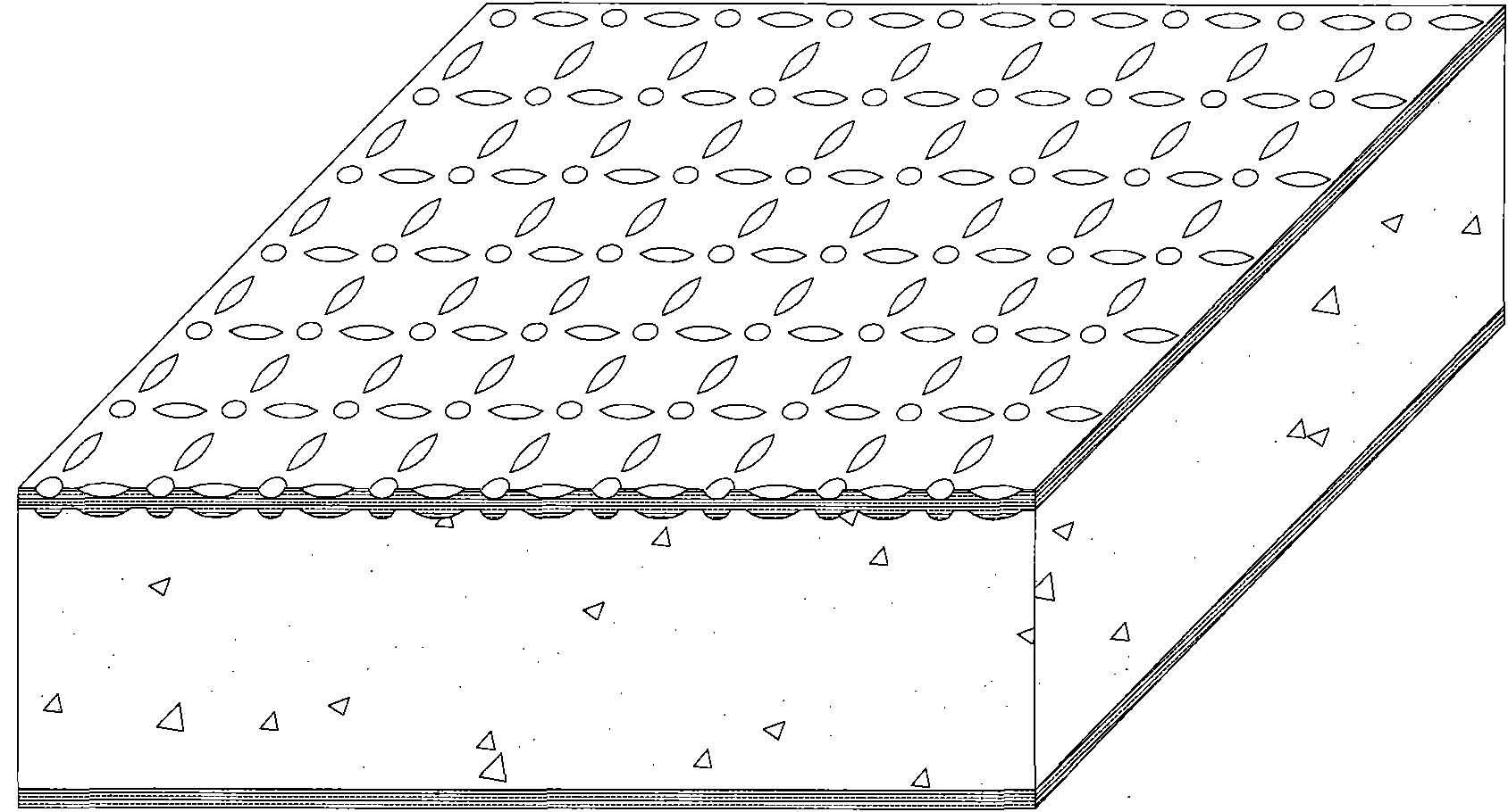 Hot forming method for high-strength complex material particle board