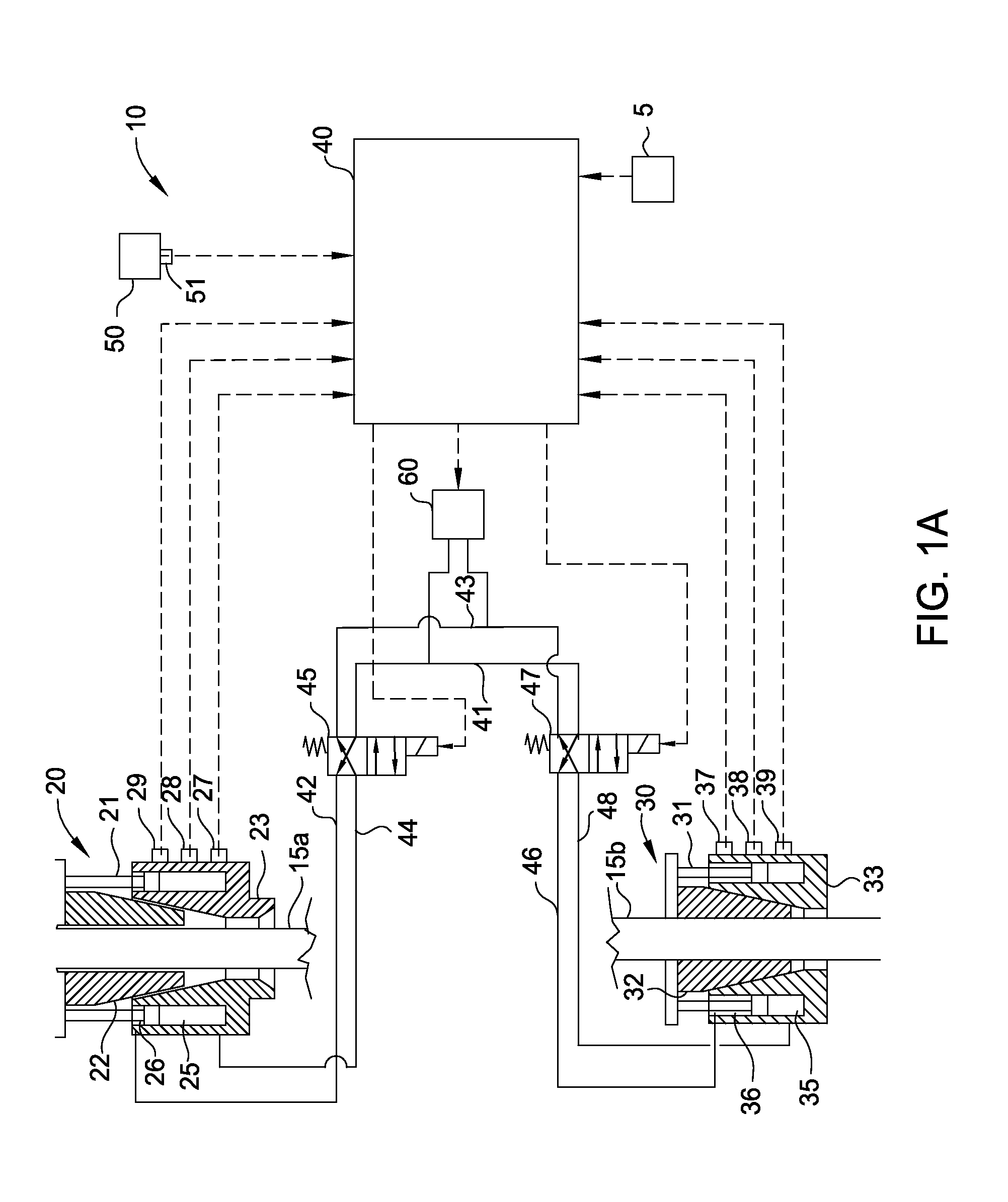 Electronic control system for a tubular handling tool