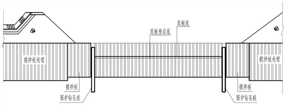 A kind of construction method of highway tunnel in tidal tidal area