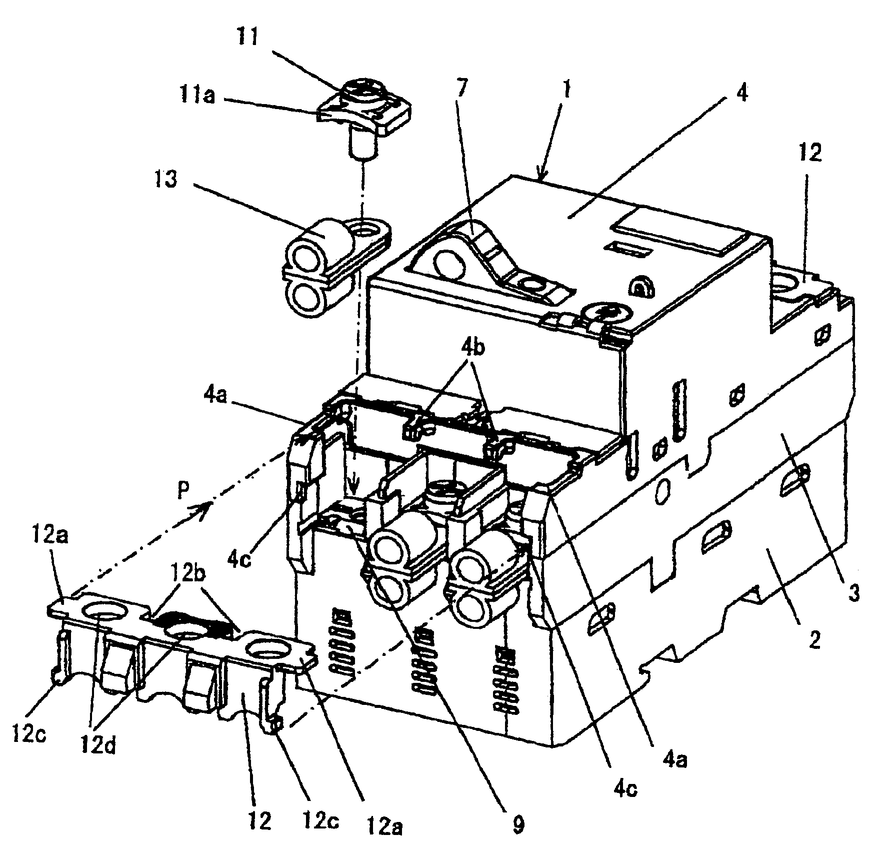 Circuit breaker and terminal cover