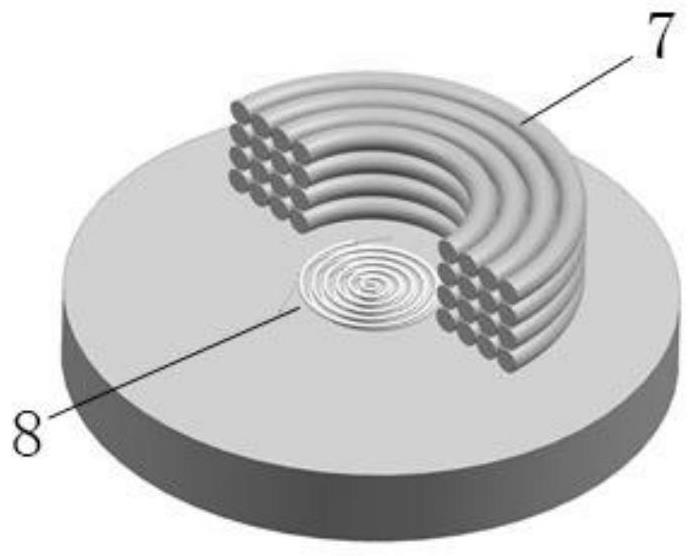 Ultrahigh-temperature-resistant electromagnetic ultrasonic transducer with double-coil structure